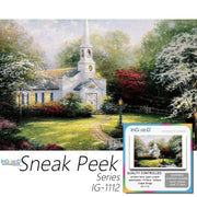 Ingooood-Jigsaw Puzzle 1000 Pieces-Sneak Peek Series-Chapel Bridge_IG-1112 Entertainment Toys for Adult Special Graduation or Birthday Gift Home Decor - Ingooood