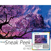 Ingooood-Jigsaw Puzzle 1000 Pieces-Sneak Peek Series-Cherry Blossom_IG-1425 Entertainment Toys for Adult Special Graduation or Birthday Gift Home Decor - Ingooood