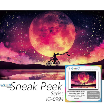 Ingooood-Jigsaw Puzzle 1000 Pieces-Sneak Peek Series- Close to Your Planet_IG-0994 Entertainment Toys for Graduation or Birthday Gift Home Decor - Ingooood