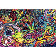 Ingooood-Jigsaw Puzzle 1000 Pieces-Sneak Peek Series-Colorful world_IG-1541 Entertainment Toys for Adult Graduation or Birthday Gift Home Decor - Ingooood_US