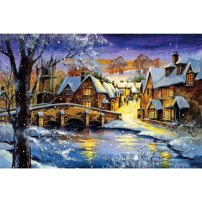 Ingooood-Jigsaw Puzzle 1000 Pieces-Sneak Peek Series-Covered with Snow_IG-0923 Entertainment Toys for Graduation or Birthday Gift Home Decor - Ingooood