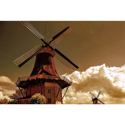 Ingooood-Jigsaw Puzzle 1000 Pieces-Sneak Peek Series-Dutch windmills_IG-1511 Entertainment Toys for Adult Graduation or Birthday Gift Home Decor - Ingooood