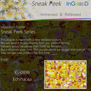 Ingooood- Jigsaw Puzzle 1000 Pieces- Sneak Peek Series-Echinacea_IG-0898 Entertainment Toys for Adult Special - Ingooood