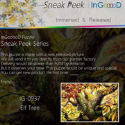 Ingooood-Jigsaw Puzzle 1000 Pieces-Sneak Peek Series-Elf Tree_IG-0937 Entertainment Toys for Adult Special Graduation or Birthday Gift Home Decor - Ingooood