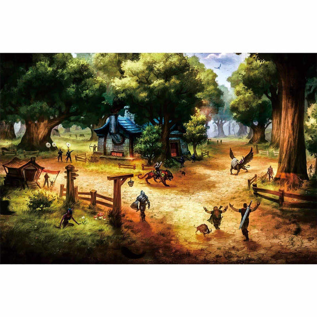 Ingooood-Jigsaw Puzzle 1000 Pieces-Sneak Peek Series-Elwynn Forest_IG-1538 Entertainment Toys for Adult Graduation or Birthday Gift Home Decor - Ingooood_US