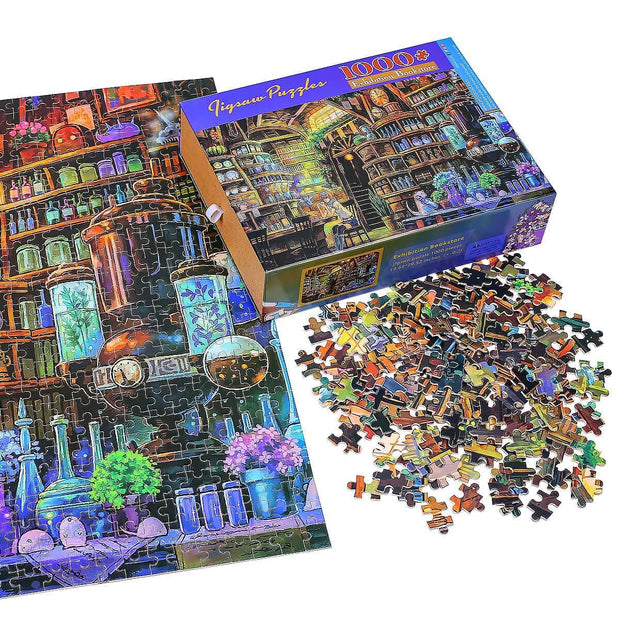 Ingooood-Jigsaw Puzzle 1000 Pieces-Sneak Peek Series-Exhibition Bookstore - Ingooood