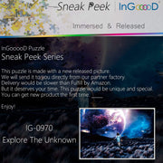 Ingooood-Jigsaw Puzzle 1000 Pieces-Sneak Peek Series-Explore The Unknown_IG-0970 Entertainment Toys for Graduation or Birthday Gift Home Decor - Ingooood