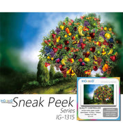 Ingooood-Jigsaw Puzzle 1000 Pieces-Sneak Peek Series-Fantasy Fruit Tree_IG-1315 Entertainment Toys for Adult Special Graduation or Birthday Gift Home Decor - Ingooood