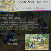 Ingooood- Jigsaw Puzzle 1000 Pieces- Sneak Peek Series- First Step_IG-0801 Entertainment Toys for Adult Special Graduation or Birthday Gift Home Decor - Ingooood