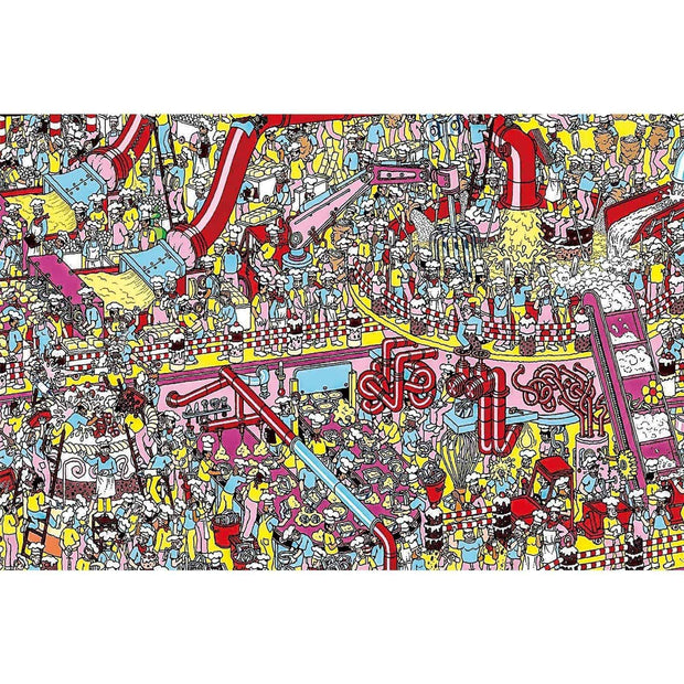 Ingooood-Jigsaw Puzzle 1000 Pieces-Sneak Peek Series-Food factory_IG-1554 Entertainment Toys for Adult Graduation or Birthday Gift Home Decor - Ingooood_US