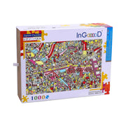 Ingooood-Jigsaw Puzzle 1000 Pieces-Sneak Peek Series-Food factory_IG-1554 Entertainment Toys for Adult Graduation or Birthday Gift Home Decor - Ingooood_US