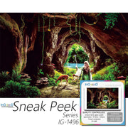 Ingooood-Jigsaw Puzzle 1000 Pieces-Sneak Peek Series-Forest wonderland_IG-1496 Entertainment Toys for Adult Graduation or Birthday Gift Home Decor - Ingooood