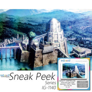 Ingooood-Jigsaw Puzzle 1000 Pieces-Sneak Peek Series- Fort in The Lake_IG-1140 Entertainment Toys for Special Graduation or Birthday Gift Home Decor - Ingooood
