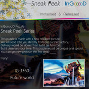 Ingooood-Jigsaw Puzzle 1000 Pieces-Sneak Peek Series-Future World_IG-1360 Entertainment Toys for Adult Special Graduation or Birthday Gift Home Decor - Ingooood