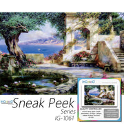 Ingooood-Jigsaw Puzzle 1000 Pieces-Sneak Peek Series-Garden Outside The World_IG-1061 Entertainment Toys for Graduation or Birthday Gift Home Decor - Ingooood