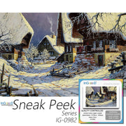 Ingooood-Jigsaw Puzzle 1000 Pieces-Sneak Peek Series- Heavy Snow_IG-0982 Entertainment Toys for Adult Special Graduation or Birthday Gift Home Decor - Ingooood