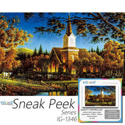 Ingooood-Jigsaw Puzzle 1000 Pieces-Sneak Peek Series-Holiday Scenery_IG-1346 Entertainment Toys for Adult Special Graduation or Birthday Gift Home Decor - Ingooood