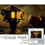 Ingooood-Jigsaw Puzzle 1000 Pieces-Sneak Peek Series-Hug You_IG-1066 Entertainment Toys for Adult Special Graduation or Birthday Gift Home Decor - Ingooood