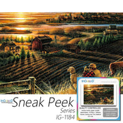 Ingooood-Jigsaw Puzzle 1000 Pieces-Sneak Peek Series-Hunter Looking into The Distance_IG-1184 Entertainment Toys for Adult Special Graduation or Birthday Gift Home Decor - Ingooood
