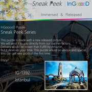 Ingooood-Jigsaw Puzzle 1000 Pieces-Sneak Peek Series-Istanbul_IG-1392 Entertainment Toys for Adult Special Graduation or Birthday Gift Home Decor - Ingooood