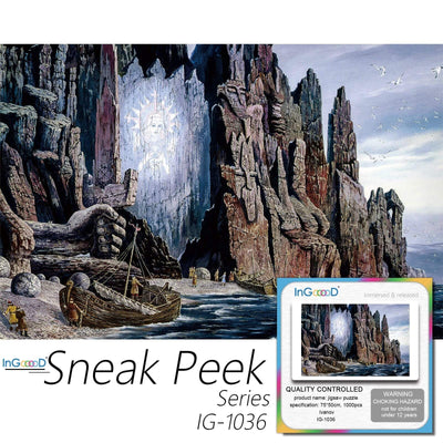 Ingooood-Jigsaw Puzzle 1000 Pieces-Sneak Peek Series-Ivanov_IG-1036 Entertainment Toys for Adult Special Graduation or Birthday Gift Home Decor - Ingooood