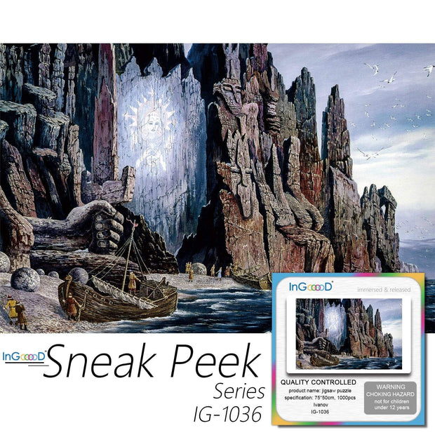Ingooood-Jigsaw Puzzle 1000 Pieces-Sneak Peek Series-Ivanov_IG-1036 Entertainment Toys for Adult Special Graduation or Birthday Gift Home Decor - Ingooood