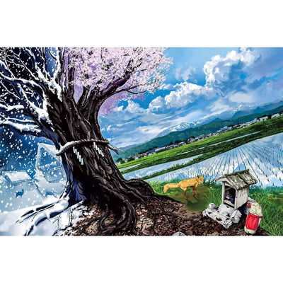 Ingooood-Jigsaw Puzzle 1000 Pieces-Sneak Peek Series-Jacaranda_IG-1581 Entertainment Toys for Adult Graduation or Birthday Gift Home Decor - Ingooood_US