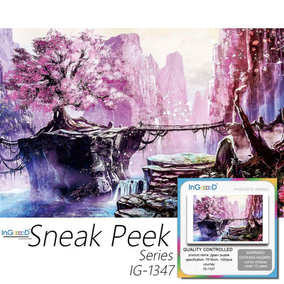 Ingooood-Jigsaw Puzzle 1000 Pieces-Sneak Peek Series-Journey_IG-1347 Entertainment Toys for Adult Special Graduation or Birthday Gift Home Decor - Ingooood