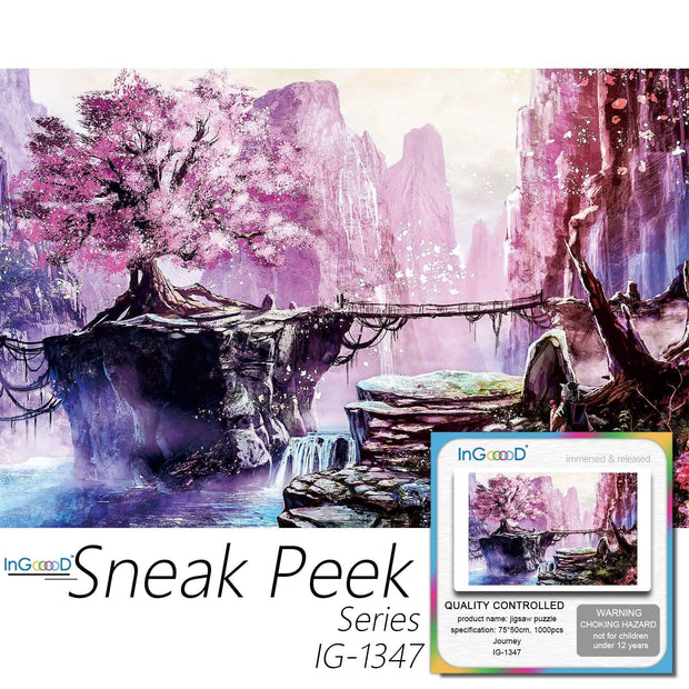 Ingooood-Jigsaw Puzzle 1000 Pieces-Sneak Peek Series-Journey_IG-1347 Entertainment Toys for Adult Special Graduation or Birthday Gift Home Decor - Ingooood
