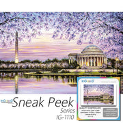 Ingooood-Jigsaw Puzzle 1000 Pieces-Sneak Peek Series- Lakeside Building_IG-1110 Entertainment Toys for Graduation or Birthday Gift Home Decor - Ingooood