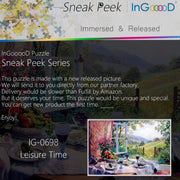 Ingooood- Jigsaw Puzzle 1000 Pieces- Sneak Peek Series-Leisure Time_IG-0698 Entertainment Toys for Graduation or Birthday Gift Home Decor - Ingooood