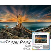 Ingooood-Jigsaw Puzzle 1000 Pieces-Sneak Peek Series-Lonely Lighthouse_IG-1016 Entertainment Toys for Graduation or Birthday Gift Home Decor - Ingooood