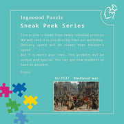 Ingooood-Jigsaw Puzzle 1000 Pieces-Sneak Peek Series-Medieval war_IG-1537 Entertainment Toys for Adult Graduation or Birthday Gift Home Decor - Ingooood