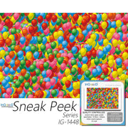 Ingooood-Jigsaw Puzzle 1000 Pieces-Sneak Peek Series-Million colorful balloons_IG-1448 Entertainment Toys for Adult Graduation or Birthday Gift Home Decor - Ingooood