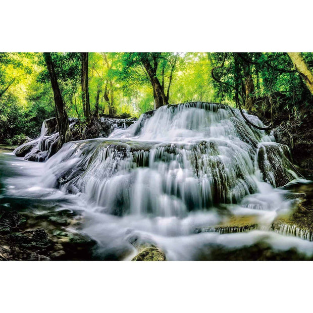 Ingooood-Jigsaw Puzzle 1000 Pieces-Sneak Peek Series-Mountain waterfall_IG-1589 Entertainment Toys for Adult Graduation or Birthday Gift Home Decor - Ingooood_US