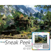 Ingooood-Jigsaw Puzzle 1000 Pieces-Sneak Peek Series-Mysterious Town_IG-1237 Entertainment Toys for Adult Special Graduation or Birthday Gift Home Decor - Ingooood