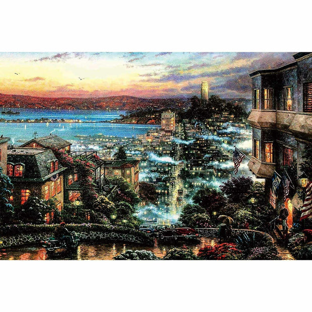 Ingooood-Jigsaw Puzzle 1000 Pieces-Sneak Peek Series-Night city_IG-1533 Entertainment Toys for Adult Graduation or Birthday Gift Home Decor - Ingooood