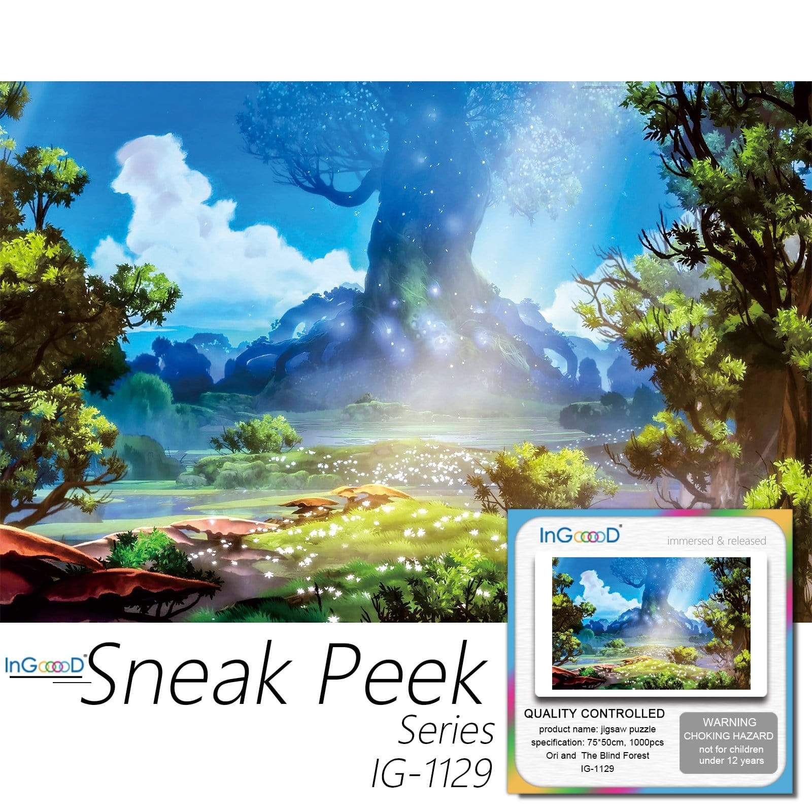 Ingooood-Jigsaw Puzzle 1000 Pieces-Sneak Peek Series- Ori