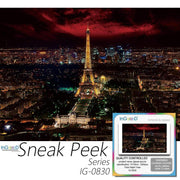 Ingooood- Jigsaw Puzzle 1000 Pieces- Sneak Peek Series-Paris Night View_IG-0830 Entertainment Toys for Adult Graduation or Birthday Gift Home Decor - Ingooood
