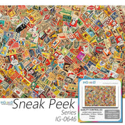 Ingooood- Jigsaw Puzzle 1000 Pieces- Sneak Peek Series-Philately_IG-0646 Entertainment Toys for Adult Special Graduation or Birthday Gift Home Decor - Ingooood