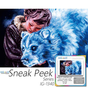 Ingooood-Jigsaw Puzzle 1000 Pieces-Sneak Peek Series-Polar Bear_IG-1340 Entertainment Toys for Adult Special Graduation or Birthday Gift Home Decor - Ingooood