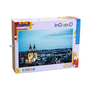 Ingooood-Jigsaw Puzzle 1000 Pieces-Sneak Peek Series-Prague_IG-1539 Entertainment Toys for Adult Graduation or Birthday Gift Home Decor - Ingooood_US