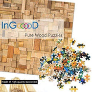 Ingooood- Jigsaw Puzzle 1000 Pieces- Sneak Peek Series- Prairie House_IG-0607 Entertainment Toys for Graduation or Birthday Gift Home Decor - Ingooood
