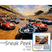 Ingooood-Jigsaw Puzzle 1000 Pieces-Sneak Peek Series- Race Car Competition_IG-1087 Entertainment Toys for Graduation or Birthday Gift Home Decor - Ingooood