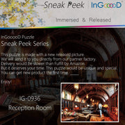 Ingooood-Jigsaw Puzzle 1000 Pieces-Sneak Peek Series-Reception Room_IG-0936 Entertainment Toys for Graduation or Birthday Gift Home Decor - Ingooood
