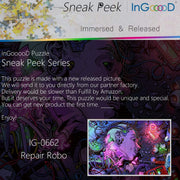Ingooood-Jigsaw Puzzle 1000 Pieces- Sneak Peek Series-Repair Robot_IG-0662 Entertainment Toys for Graduation or Birthday Gift Home Decor - Ingooood