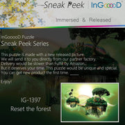 Ingooood-Jigsaw Puzzle 1000 Pieces-Sneak Peek Series-Reset The Forest_IG-1397 Entertainment Toys for Adult Special Graduation or Birthday Gift Home Decor - Ingooood