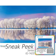 Ingooood-Jigsaw Puzzle 1000 Pieces-Sneak Peek Series-Rime Forest_IG-1420 Entertainment Toys for Adult Special Graduation or Birthday Gift Home Decor - Ingooood