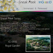 Ingooood-Jigsaw Puzzle 1000 Pieces-Sneak Peek Series-Royal Garden_IG-0935 Entertainment Toys for Adult Special Graduation or Birthday Gift Home Decor - Ingooood