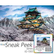 Ingooood-Jigsaw Puzzle 1000 Pieces-Sneak Peek Series-Sakura Palace_IG-1365 Entertainment Toys for Adult Special Graduation or Birthday Gift Home Decor - Ingooood